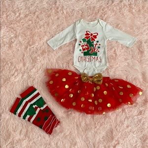 Baby 1st Christmas outfit